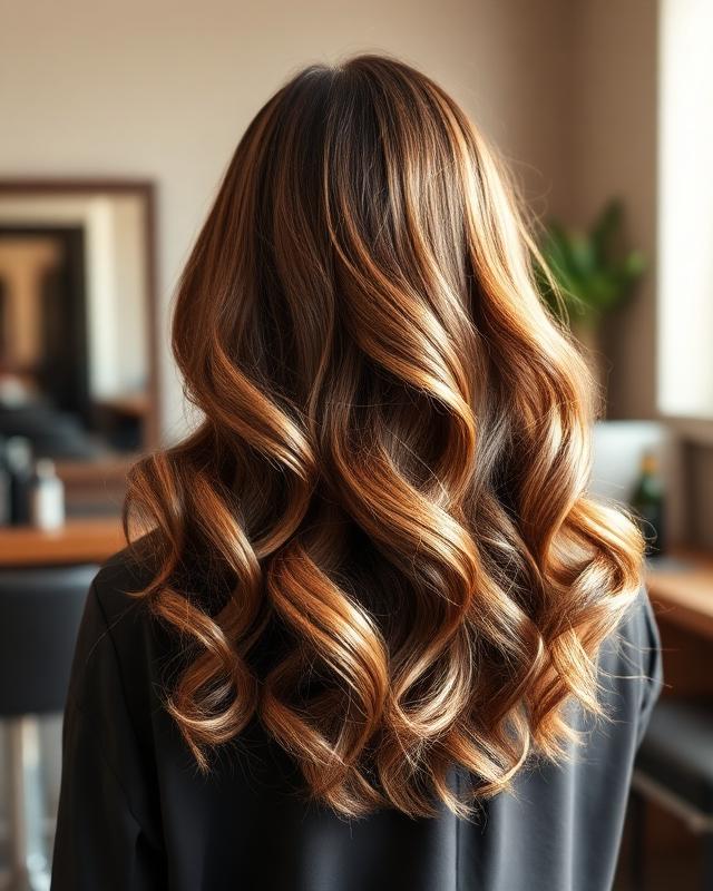 Ondas naturales brunette